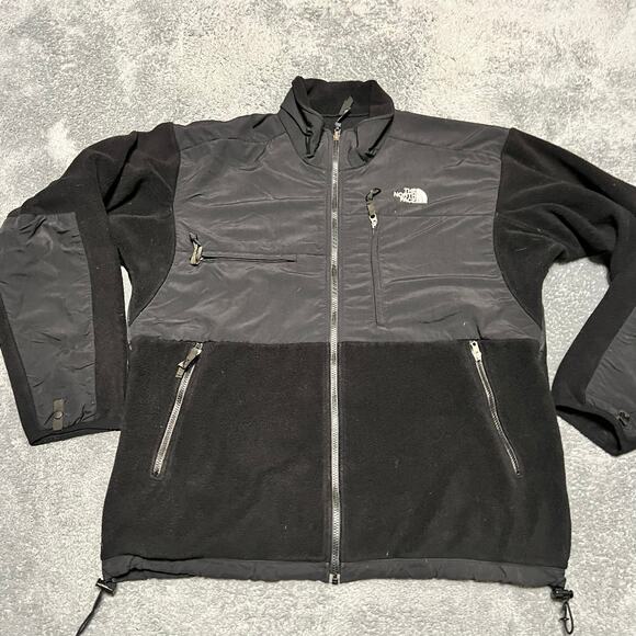 The North Face Jacket Mens XL Black Fleece Retro Denali Full Zip - Picture 1 of 6